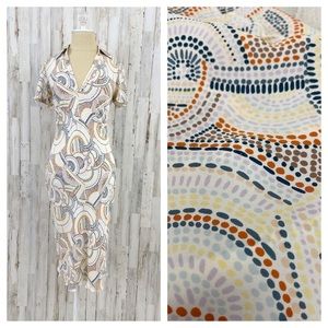 Diane Von Furstenberg silk shirt dress